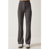  Women's Smoky High Waist Lycra Casual Knitted Trousers | ePonuda.com