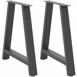 vidaXL noge kavne mizice a-oblika 2 kosa antracit 80x(72-73) cm jeklo Cene