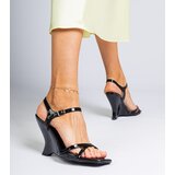 D/CEO marka niezdefiniowana Black women's wedge sandals Jessy | ePonuda.com