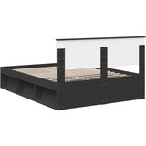  Okvir za krevet Crna 160 x 200 cm Konstruirano drvo | shoptok.hr