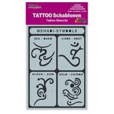  Samolepilna šablona za tetovažo Mehndi-Simboli RABLJENO Cene