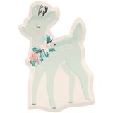 Meri Meri papirnati krožniki die cut pastel deer (8 kosov) | Shoptok.si