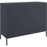 vidaXL Komoda antracit 100,5 x 39 x 79 cm od hladno valjanog čelika | shoptok.hr