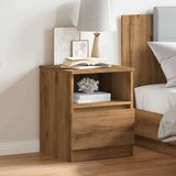 vidaXL Nočna omarica artisan hrast 40x40x50 cm inženirski les | Shoptok.si