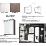 Ceramica lux atina 75 bianco ormarić gornji deo