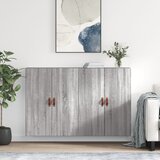  Zidni ormarići 2 kom siva boja hrasta sonome 69,5 x 34 x 90 cm | shoptok.hr