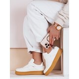 DStreet Sneakersy damskie na platformie NOXSTEP białe Cene