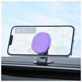 hoco. magnetni auto držač na središnjoj konzoli Crystal H2- ljubičasti | shoptok.hr