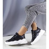 Gemre Black sneakers sporty shoes on a chunky sole Lorene | Shoptok.si