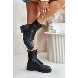 Big Star Leather Trapper Ankle Boots Mens Insulated Big Star Black | Shoptok.si
