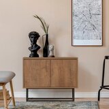 Kalune Design Ormarić u dekoru oraha u prirodnoj boji 90x72 cm Rodez – | shoptok.hr