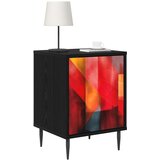  Noćni ormar HEESCH Crni hrast 36 x 33 x 51 cm Konstruirano drvo | shoptok.hr
