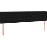  s od storage s uzglavljem Crna 200 x 200 cm Baršun | shoptok.hr