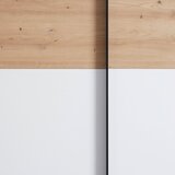 Mömax Omara Z Drsnimi Vrati Cismon, Bela, Barva Hrasta, 220 Cm | Shoptok.si