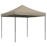 Šator za svadbe - šator za zabave Sivo-smeđa 292 x 292 x 315 cm Oxford tkanina | shoptok.hr
