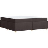  Krevetna konstrukcija Tamno smeđa 200 x 200 cm tkanina | shoptok.hr