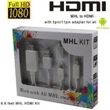 Paradoks kabel set 5 pin i micro 11 usb s adapterom mhl u hdmi Cijene