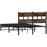  Metalni okvir kreveta bez madraca boja hrasta 120x200 cm | shoptok.hr