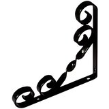 STABILIT dekorativni nosač police (200 x 200 mm, Opteretivost: 20 kg, Crne boje) Cijene