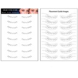 INF Nov slog lažnih tatujev spodnjih trepalnic (8 parov) HJM-006, (21538860) | Shoptok.si