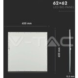V-tac 2162176 Led panel ugradni, 36W, 600×600, 4000k | Eponuda.com