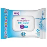 mamma & baby vlažni toalet papir za bebe i decu 99% voda 60/1
