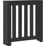vidaXL Pokrov radiatorja Črni hrast 78x20x82 cm Inženirski les | Shoptok.si