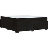  Konstrukcija postelje z vzmetnico Črna 180 x 200 cm Žamet | Shoptok.si