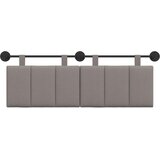  Držeće uzglavlje Zidne Sivo-smeđa 150 x 55 x 5 cm tkanina - Sivo-smeđa 140 cm bez LED | shoptok.hr
