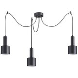 Ideal Lux luster na sajli holly 3xE27/60W/230V pauk crna | Eponuda.com