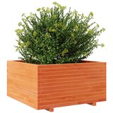  Vrtna sadilica voštano smeđe boje 90x90x49,5 cm od borovine | shoptok.hr