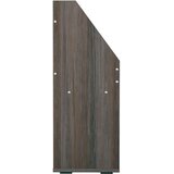  Stalak za dječje časopise sivi i hrast 71 x 30 x 78,5 cm drveni | shoptok.hr