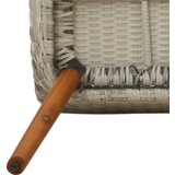  Blagovaonski set 9 pcs Svjetlosiva 190 x 80 x 74 cm | shoptok.hr