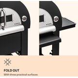 Klarstein Diavolo Napoletana, pećnica za pizzu, peć na drveni ugljen, nehrđajući čelik | shoptok.hr