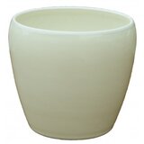 Kerbek saksija tarifa 13.5cm glazura krem ( KE G58/135/010 ) KE G58/135/010