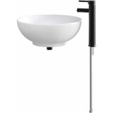  Umivaonik za kupaonicu Mat Crna 44 x 44 x 16 cm Metal | shoptok.hr
