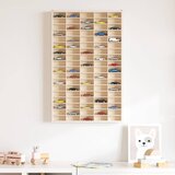  Drvena kolekcionarska vitrina s 90 odjeljaka 50,5 x 4,5 x 79 cm | shoptok.hr