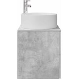  Umivaonik s policom Betonska siva 49,5 x 44,5 x 65,5 cm | shoptok.hr