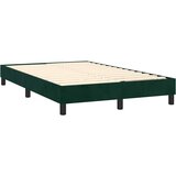  box spring s madracem LED tamnozeleni 120x200 cm baršun | shoptok.hr