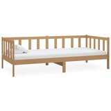  Dnevna postelja z vzmetnico 90x200 cm medeno rjava borovina, (20647124) | Shoptok.si