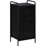  Kreveta Crni hrast 97 x 33 x 81 cm Konstruirano drvo | shoptok.hr
