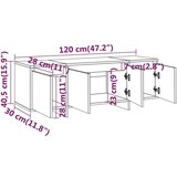 vidaXL TV ormarić boja hrasta sonome 120 x 30 x 40,5 cm od iverice | shoptok.hr