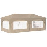 Zložljivi šotor za zabave 575 x 288 x 245 cm Krem, (5000248589) | Shoptok.si
