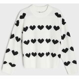 Sinsay Rebrasti pulover s motivom srca | shoptok.hr