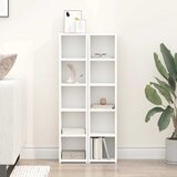  Ormarići za CD-ove 2 kom bijeli 21 x 16 x 93,5 cm od iverice | shoptok.hr