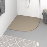 vidaXL Kada za tu&scaron; SMC smeđa 90 x 90 cm cijene
