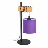 Brilagi Stona lampa NUBILA 1xE27/40W/230V smeđa/crna/ljubičasta Slike