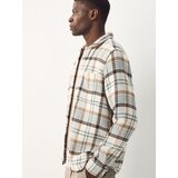 Next Prehodna jakna ecru / temno bež / golobje modra / rjava | Shoptok.si