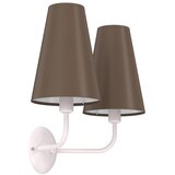 Zidna lampa TORTOLA 2xE14/15W/230V braon/krem | Eponuda.com