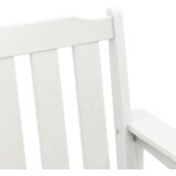 vidaXL vrtne jedilne stolice 4 kosi bele 65,5x55,5x88 cm HDPE | Shoptok.si